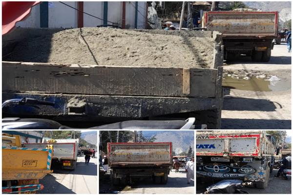 5 vehicles seized for illegal extraction of minerals in Baramulla
