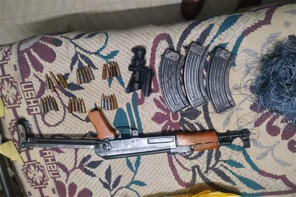 Arms, ammo dropped by drone recovered in Jammu: Police