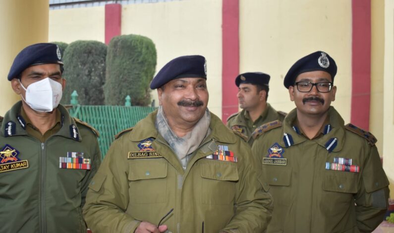 DGP visits Anantnag, Pulwama: Says, police personnel must deal strictly with elements involved in radicalization of youth