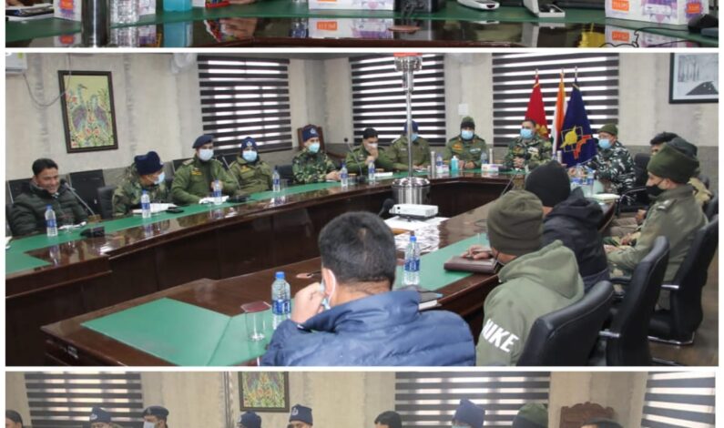 SSP Bandipora chairs joint security review meeting