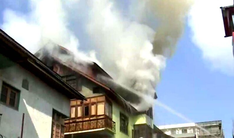 Newspaper office gutted in Rajbagh fire incident
