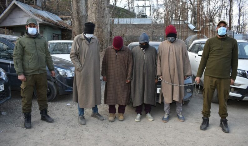 Inter district gang of vehicle lifters busted, 4 held in Budgam: Police Inter district gang of vehicle lifters busted, 4 held in Budgam: Police