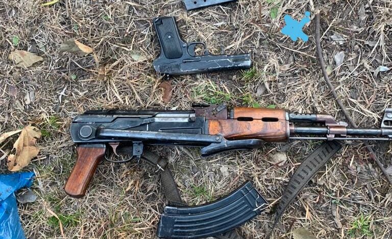 AK Rifle, 2 Pistol Recovered In Poonch