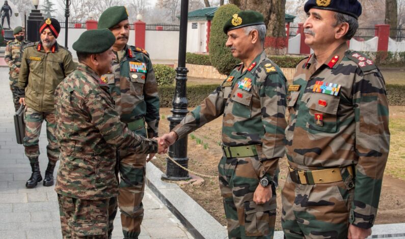 Northern Army Commander appreciates strict control exercised by “formation to abide by Cease fire understanding between DGMOs of India & Pakistan” Northern Army Commander appreciates strict control exercised by “formation to abide by Cease fire understanding between DGMOs of India & Pakistan”