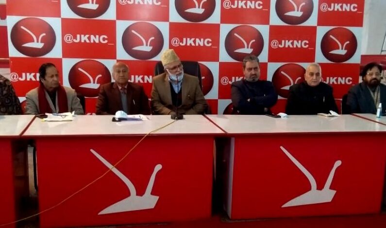 Won’t allow any attempt to divide J&K people: NC rejects Delimitation Commission Draft Won’t allow any attempt to divide J&K people: NC rejects Delimitation Commission Draft