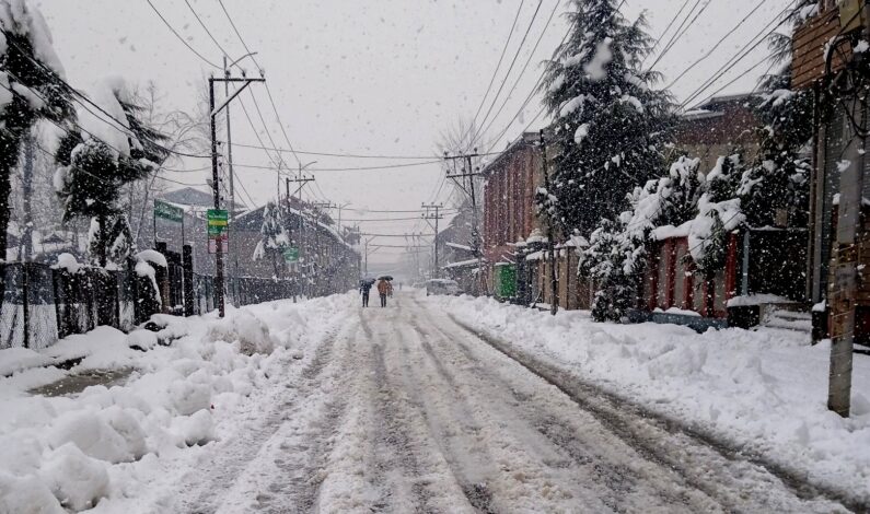 Life comes to standstill as Kashmir receives 1st major snowfall of this winter