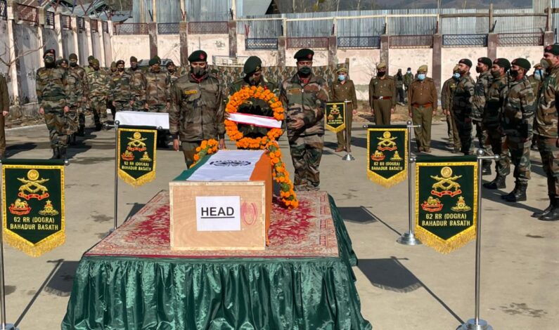 Deceased soldier laid to rest in native village in presence of military and police officers Deceased soldier laid to rest in native village in presence of military and police officers