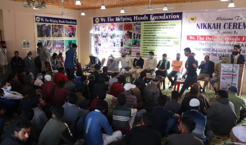 Mass marriage brings 31 couples together forever in Srinagar Mass marriage brings 31 couples together forever in Srinagar