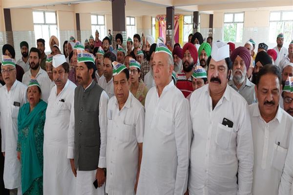 Sarv dharam prarthana sabha held by Congress in Jammu for peace and communal harmony