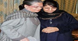 Mehbooba Mufti meets Sonia Gandhi in New Delhi