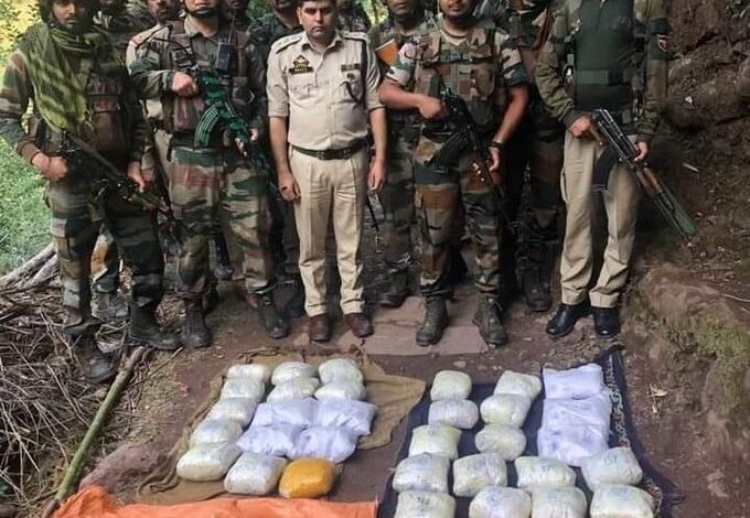 44 Kgs of narcotics recovered in Poonch: Army