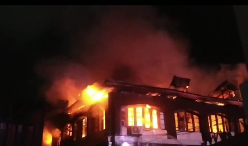 14 Shops, Seminary Sustain Damage in 2 Fire Mishaps in Anantnag
