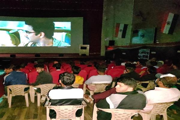 Cinema at Zorawar hall reopened for students after decades in Baramulla