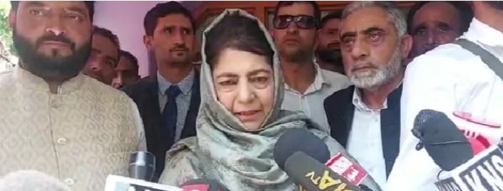 Kashmir’s Situation Worsened by Central Govt.’s Muscular, Repressive Policies: Mehbooba Mufti