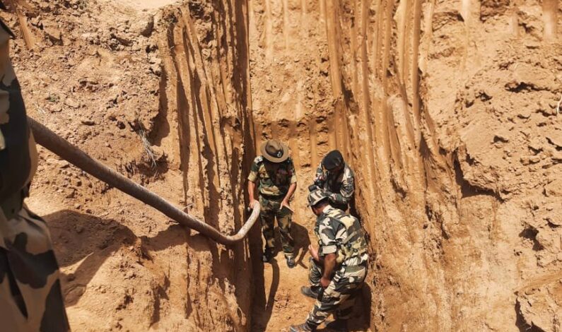 BSF detects 150 meter long tunnel in Samba close to border