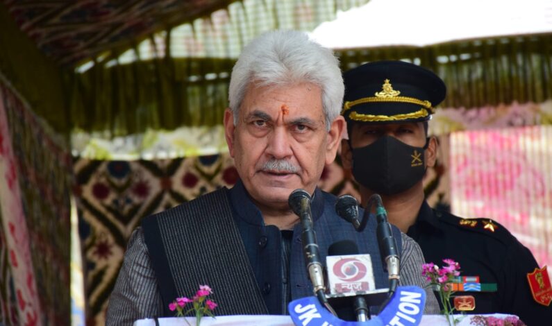 Pay money to get power, no more free electricity now: J&K LG Manoj Sinha tells people