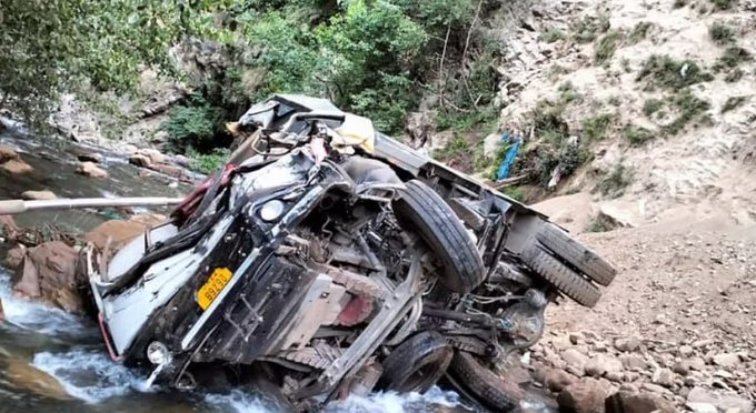Two Killed As Load Carrier Goes Off Cliff In Ramban