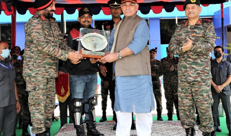 Better coordination by security agencies needed to destroy “terror ecosystem” in J&K: J&K LG Manoj Sinha Better coordination by security agencies needed to destroy “terror ecosystem” in J&K: J&K LG Manoj Sinha