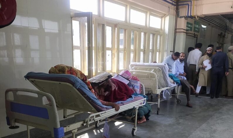 SMHS ward catches fire, patients removed safely SMHS ward catches fire, patients removed safely