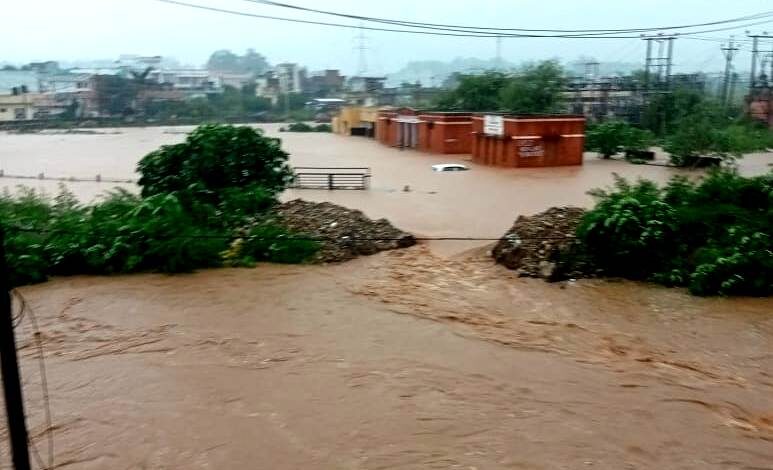 Heavy rains, cloudburst whiplash Jammu parts