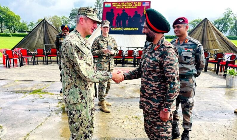 India-US Special Forces joint exercises concludes in Himachal Pradesh