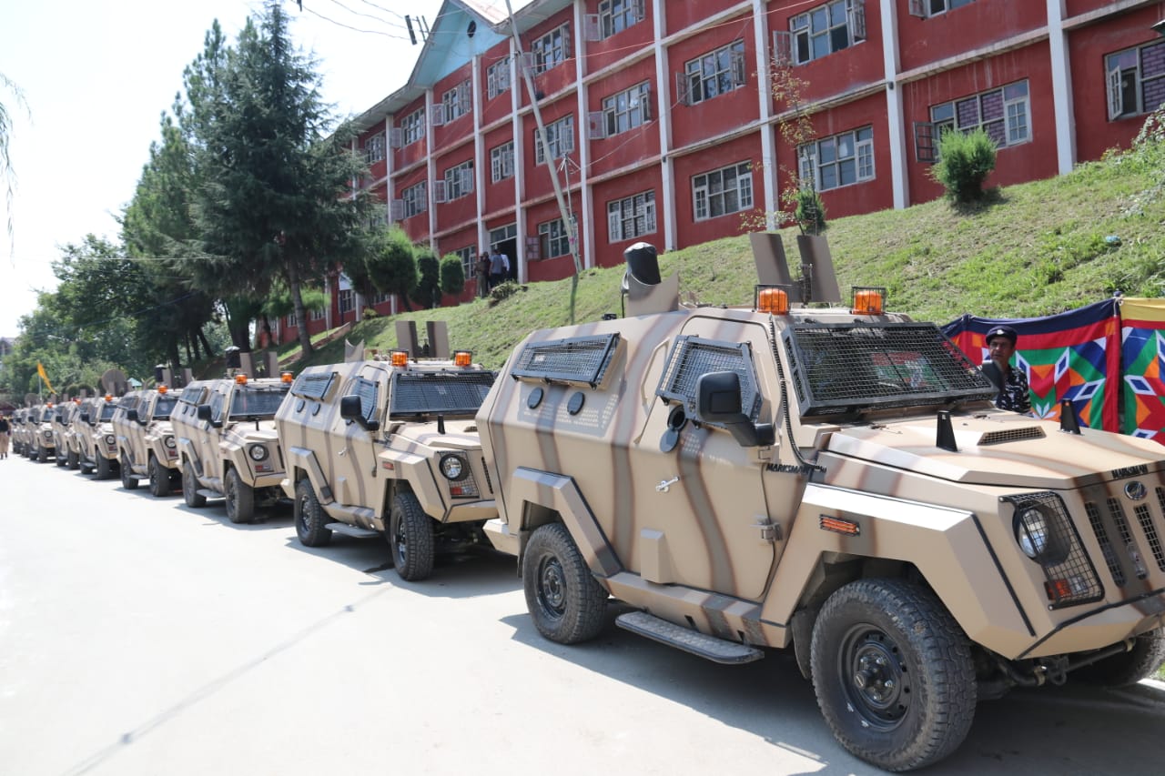 DGP flags off bullet resistant Light Motor Vehicles | The Kashmir Press