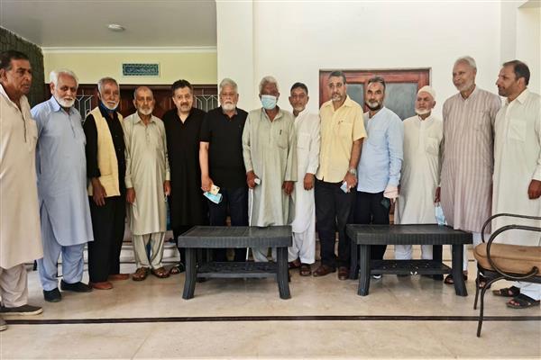 Srinagar unit of All J&K Shia Association core committee called upon President AJKSA Molvi Imran Ansari