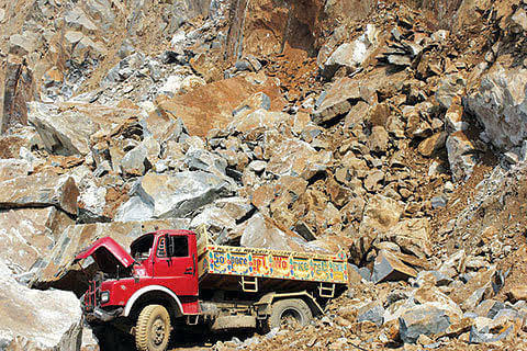 Awantipora’s stone quarry workers say ban has pushed their families to starvation