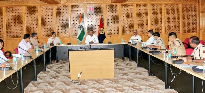 DGP chairs meeting of senior Police officers, Prosecution, & NIA DGP chairs meeting of senior Police officers, Prosecution, & NIA