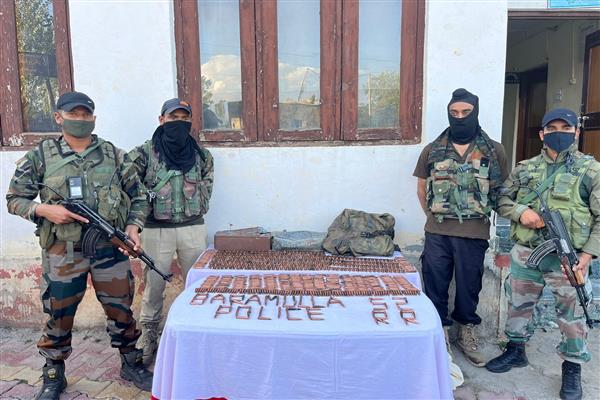 1460 bullets of AK-47 recovered in forest area of Dudbug Baramulla