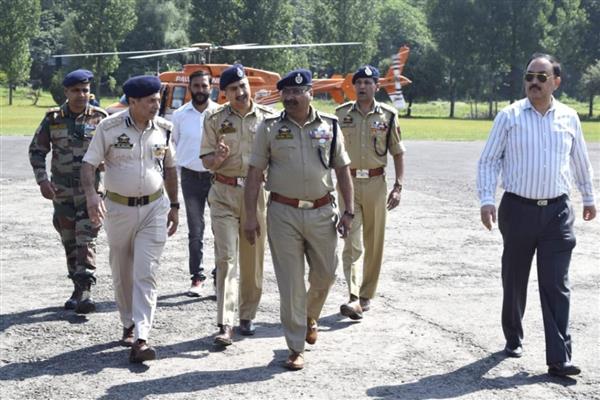Amit Shah Visit: DGP Visits Rajouri, Asks Officers To Beef Up Security