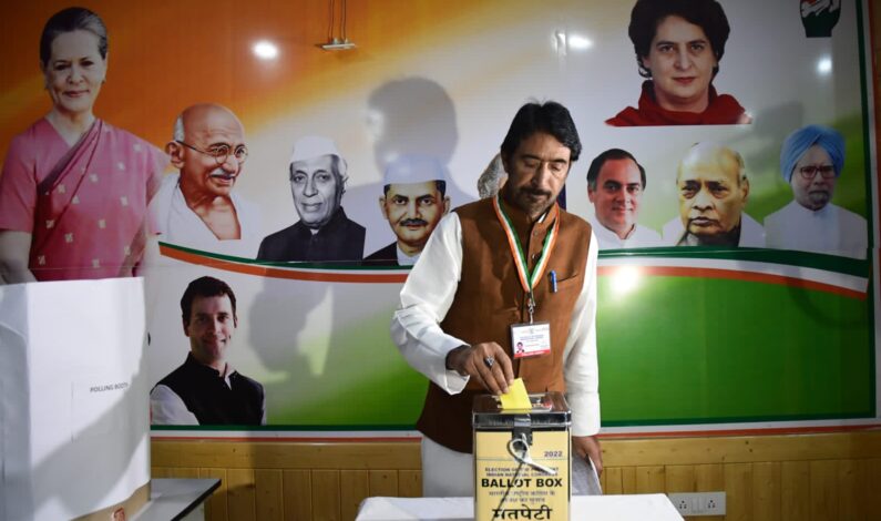 Congress presidential Polls: 94.5 turnout recorded in J&K Congress presidential Polls: 94.5 turnout recorded in J&K