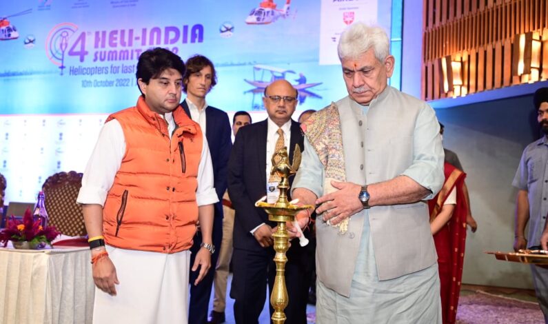 J&K LG Advocates Heli-Tourism; assures all-out support to service providers
