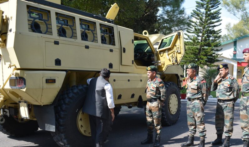 Army inducts 4×4 armored vehicles to enhance operational capabilities