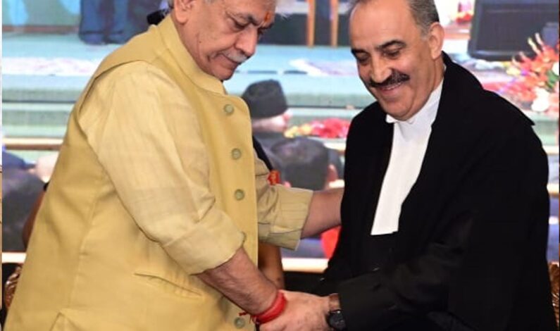 Justice Magrey takes oath as Chief Justice of J&K, Ladakh HC Justice Magrey takes oath as Chief Justice of J&K, Ladakh HC