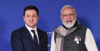 PM Modi calls for cessation of hostilities in his telephonic talk with Ukrainian President Zelensky