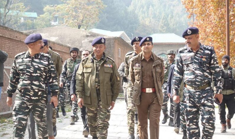 DG CRPF Reviews operational preparedness in Kashmir
