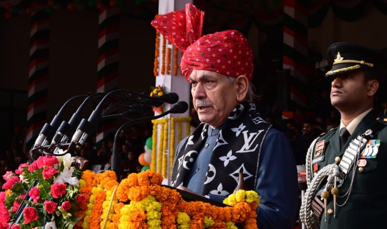 ‘Security agencies have launched final assault on terror, its ecosystem in J&K’: LG Manoj Sinha