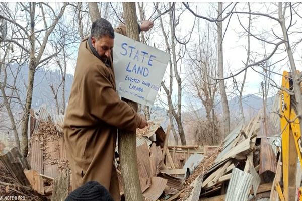 BJP leader’s commercial complex on state land seized in Anantnag