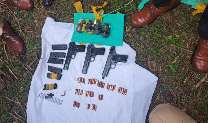 ‘Drone-Dropped’ Packet With 3 Pistols, 4 Grenades Recovered In Samba
