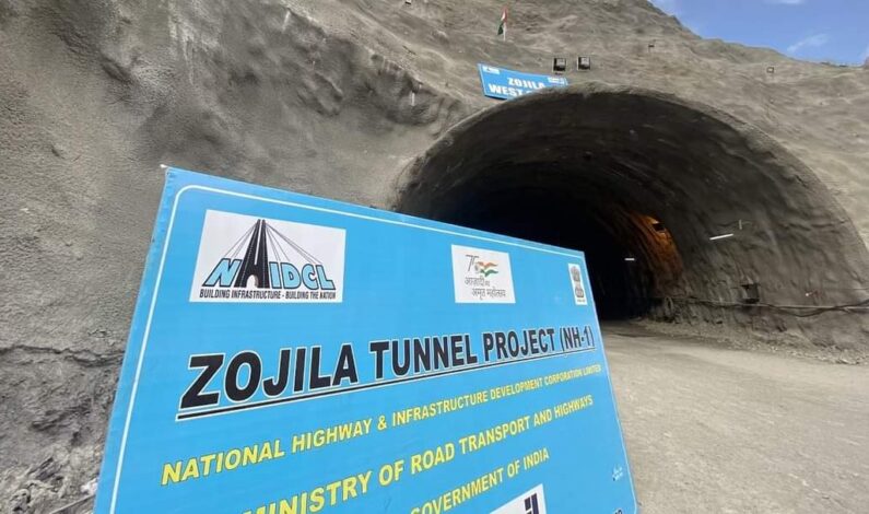 Work on strategic Zojila tunnel in full swing; 6 out of 13 km completed’ Work on strategic Zojila tunnel in full swing; 6 out of 13 km completed’