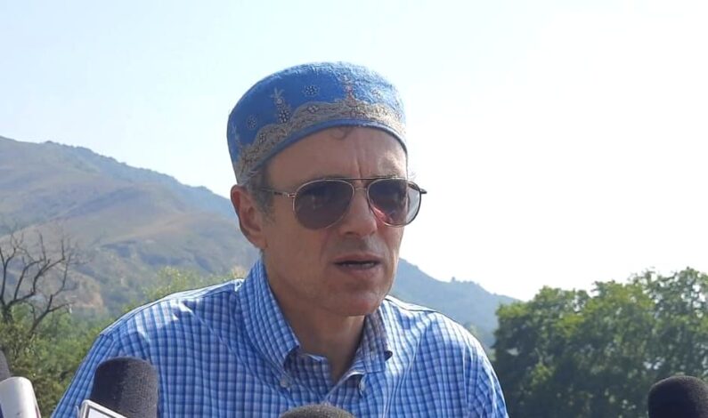 “Send a clear message through your vote”- Omar Abdullah says during election rallies in Drass, Kargil
